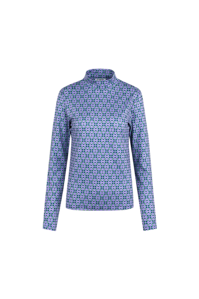 Fluresk Tyra Top azure green/cool purple