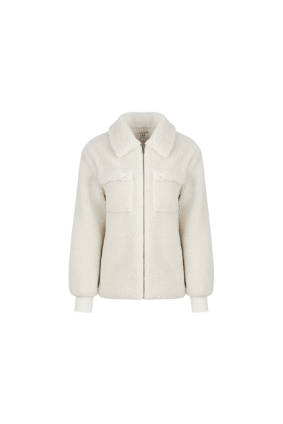 C&S Cherry Teddy Jacket sand