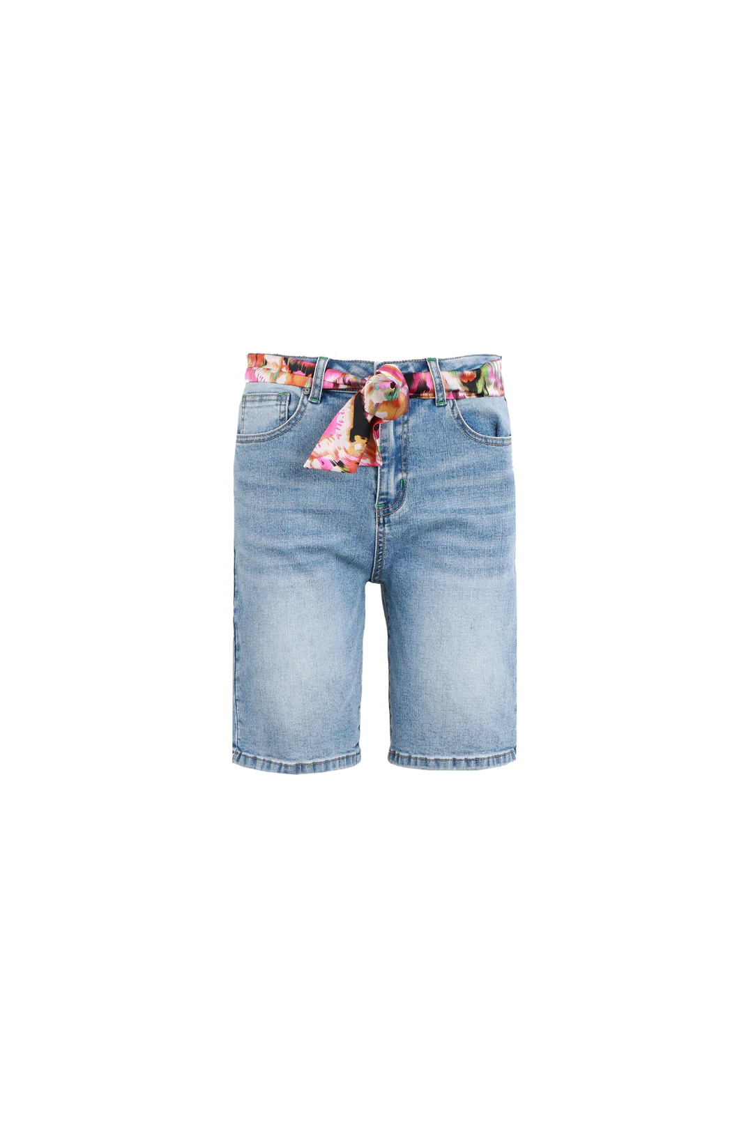 C&S Babou Short Korte Broek denim mid blue