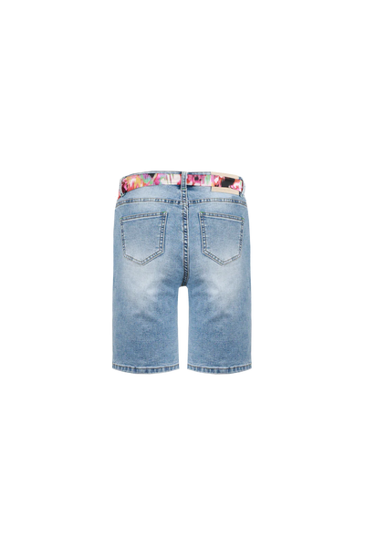 C&S Babou Short Korte Broek denim mid blue