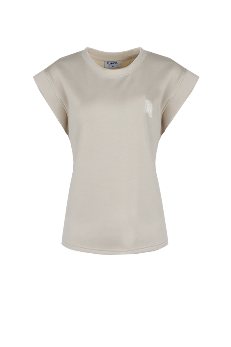 Fluresk Lucile Top zand