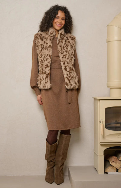 G-Maxx Clarimond Gilet bronze/cappucino