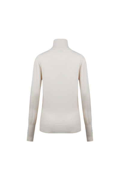 C&S Daye Knit Sweater wool white