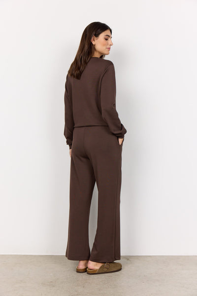 SoyaConcept Banu 33 Ankle Pant Broek hot fudge
