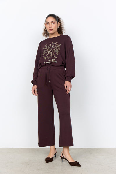 SoyaConcept Banu 33 Broek dark plum