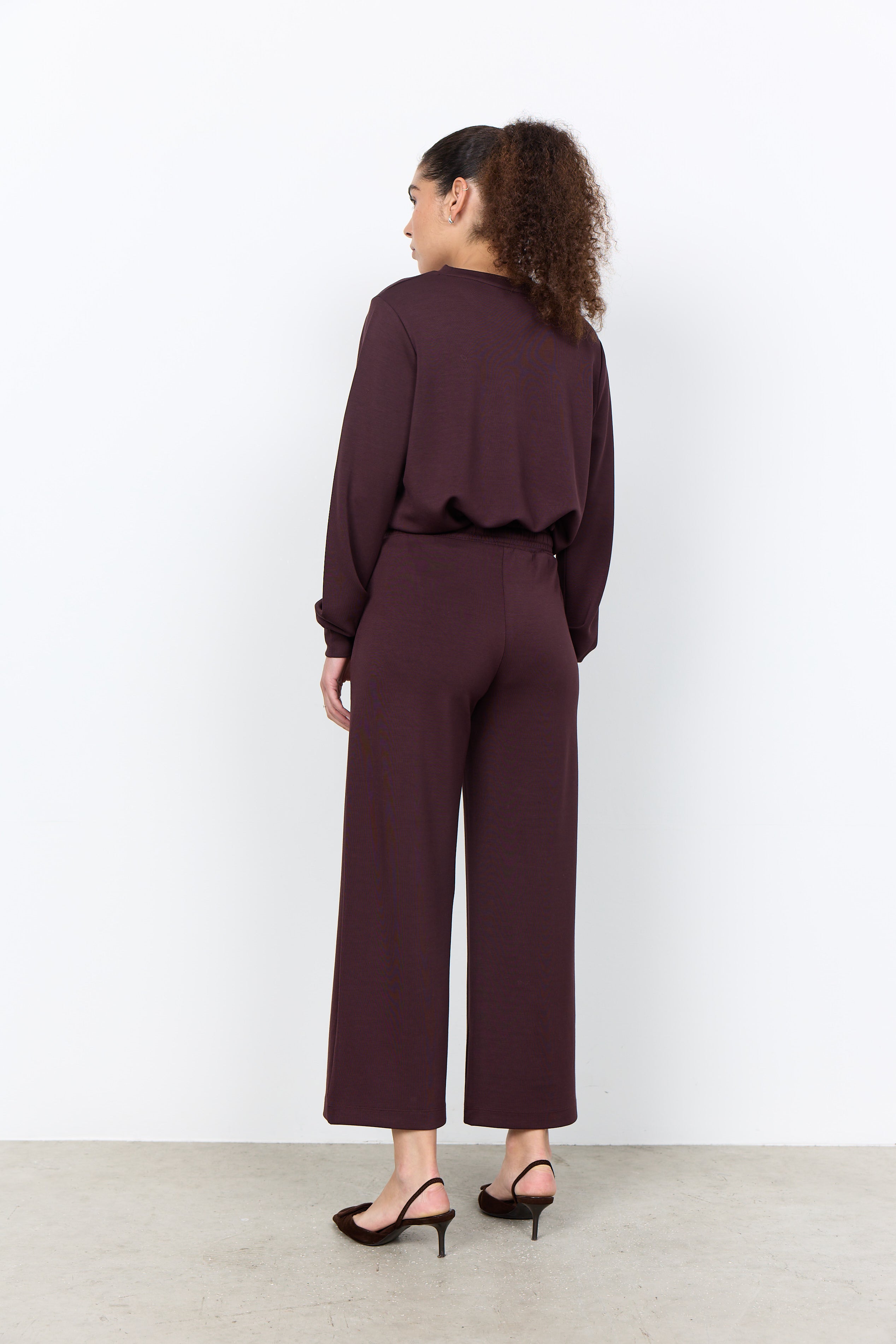 SoyaConcept Banu 33 Broek dark plum