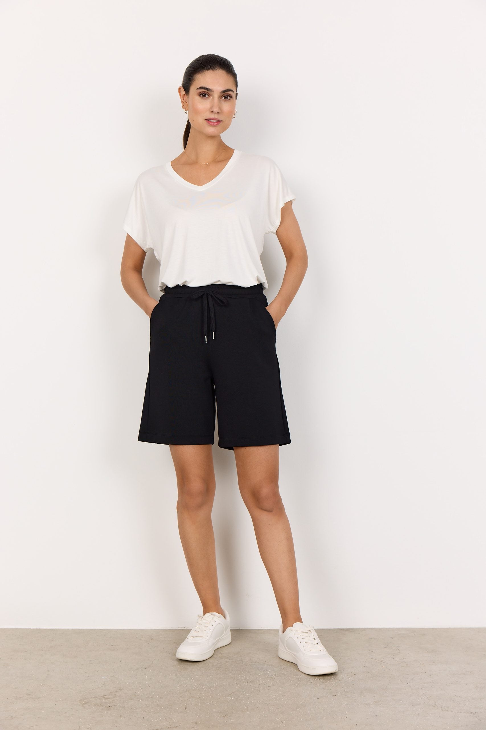 SoyaConcept Banu 78 Short zwart korte broek