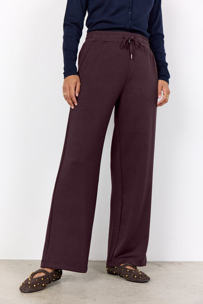 SoyaConcept Banu 116 Broek Wijde Pijp choco
