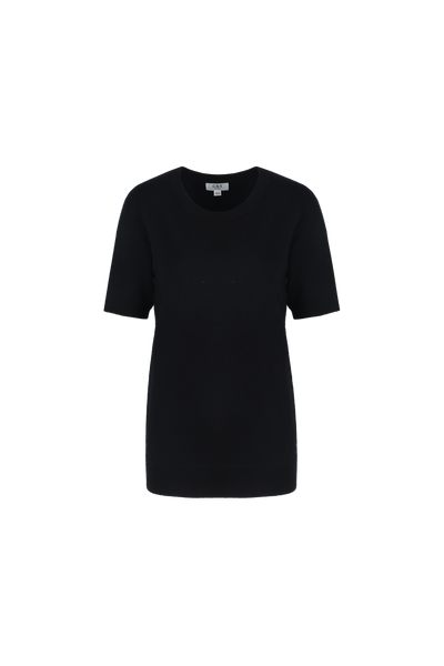 C&S Anne Knit Top zwart