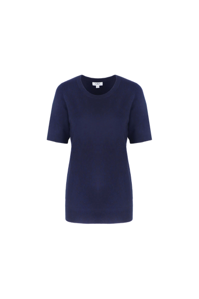 C&S Anne Knit Top midnight blue