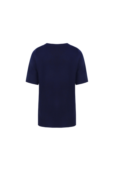 C&S Anne Knit Top midnight blue