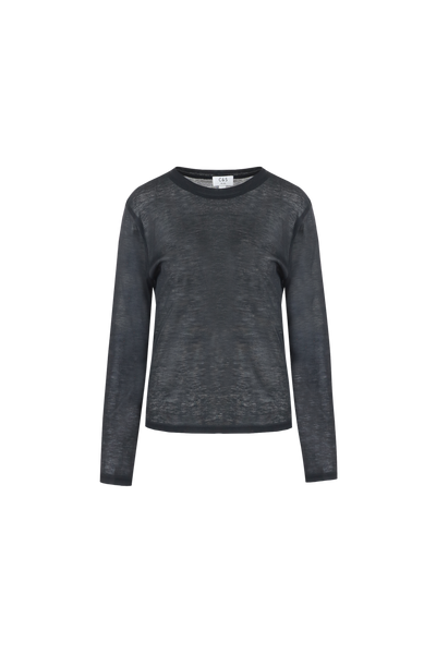 C&S Angel Knit Pullover zwart