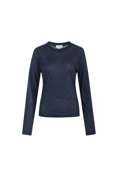 C&S Angel Knit Pullover midnight blue