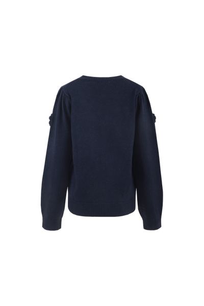 C&S Amira Knit Top midnight blue