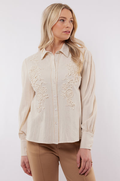 C&S Linsey Blouse ecru