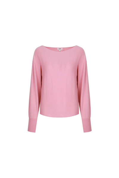 C&S Florine Sweater peony pink