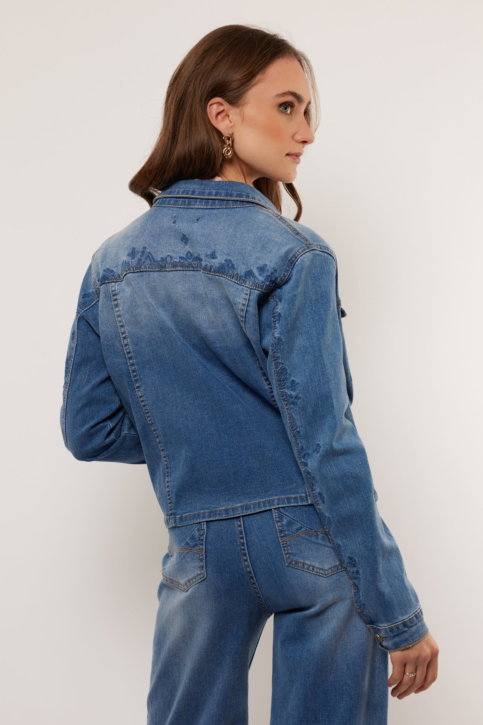 G-Maxx Selena Jeans Jacket denim mid blue