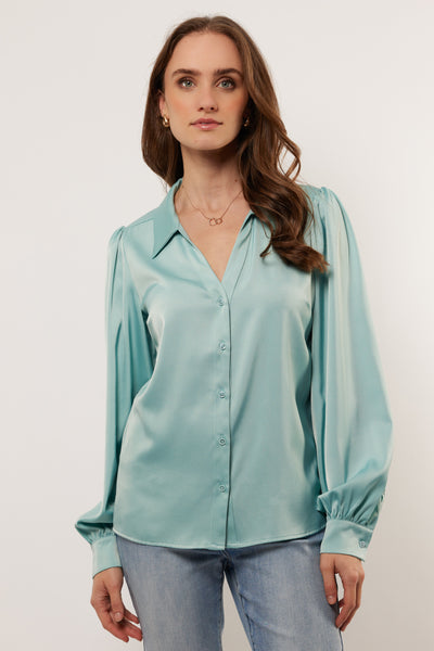 G-maxx Layne Blouse green mint