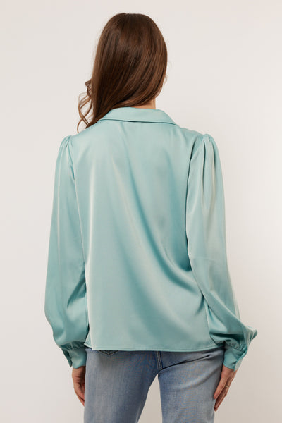 G-maxx Layne Blouse green mint