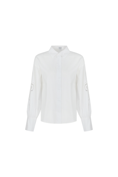 C&S Bryce Blouse offwhite