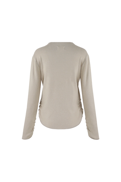 C&S Kristen Knit Pullover zand