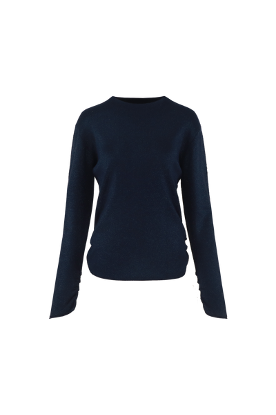 C&S Kristen Knit Pullover midnight blue