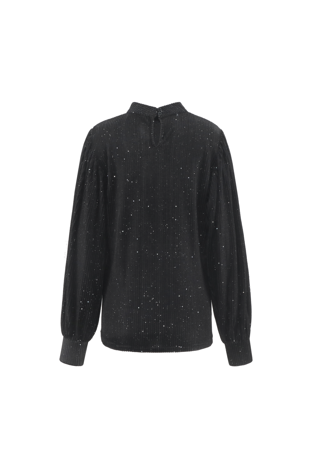 C&S Tessa-Lynn Glitter Top zwart