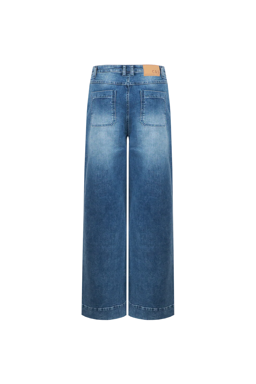 C&S Nadine Jeans Broek denim mid blue