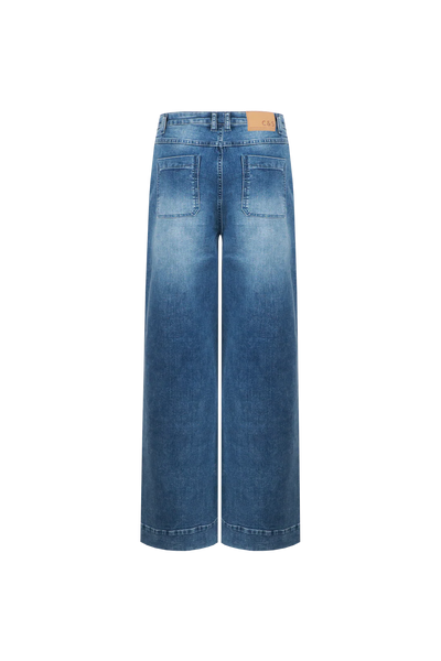 C&S Nadine Jeans Broek denim mid blue
