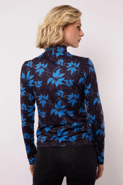 Fluresk Vida Top black / bright blue