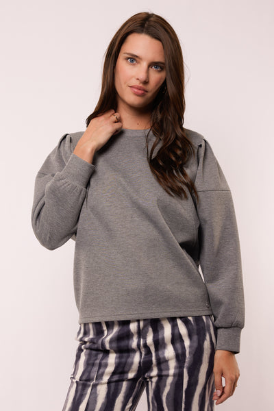 G-maxx Prune Sweater gray melange