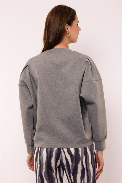 G-maxx Prune Sweater gray melange