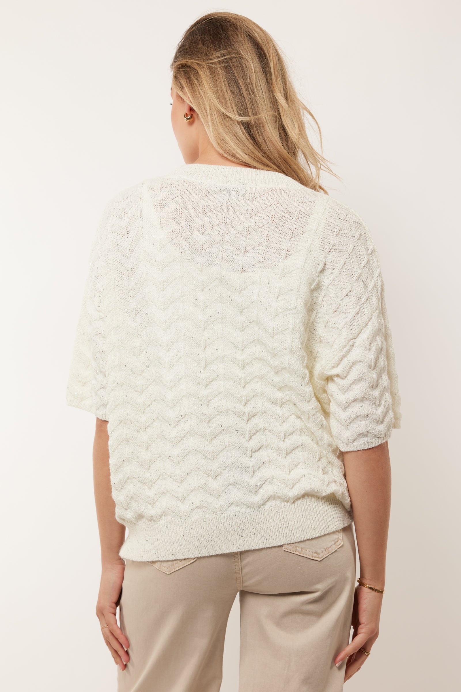 G-Maxx Tate Knitting Vest offwhite