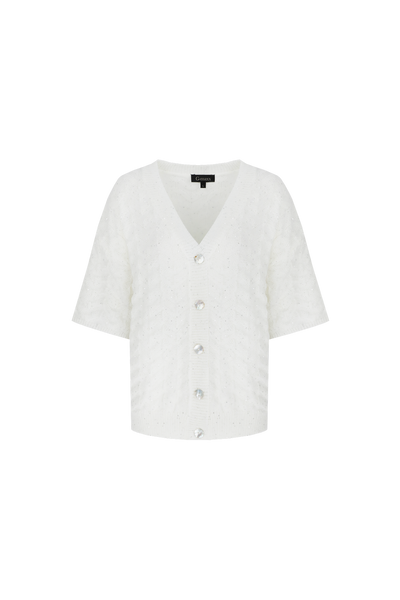 G-Maxx Tate Knitting Vest offwhite