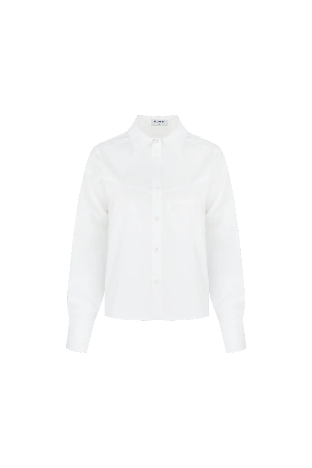 Fluresk Jeanet Cropped Blouse offwhite