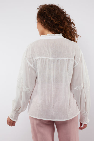 C&S Nancay Blouse offwhite