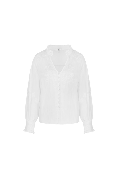 C&S Nancay Blouse offwhite