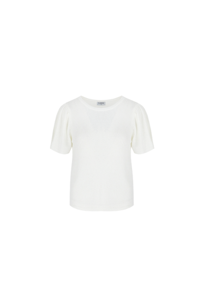 Fluresk Niala Knitting Top offwhite