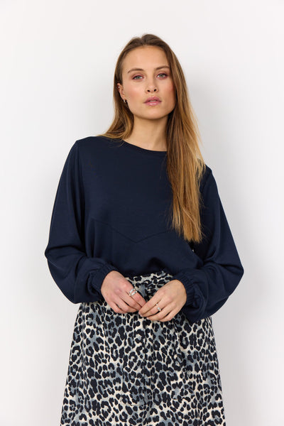 SoyaConcept Banu 220 sweater Trui donkerblauw