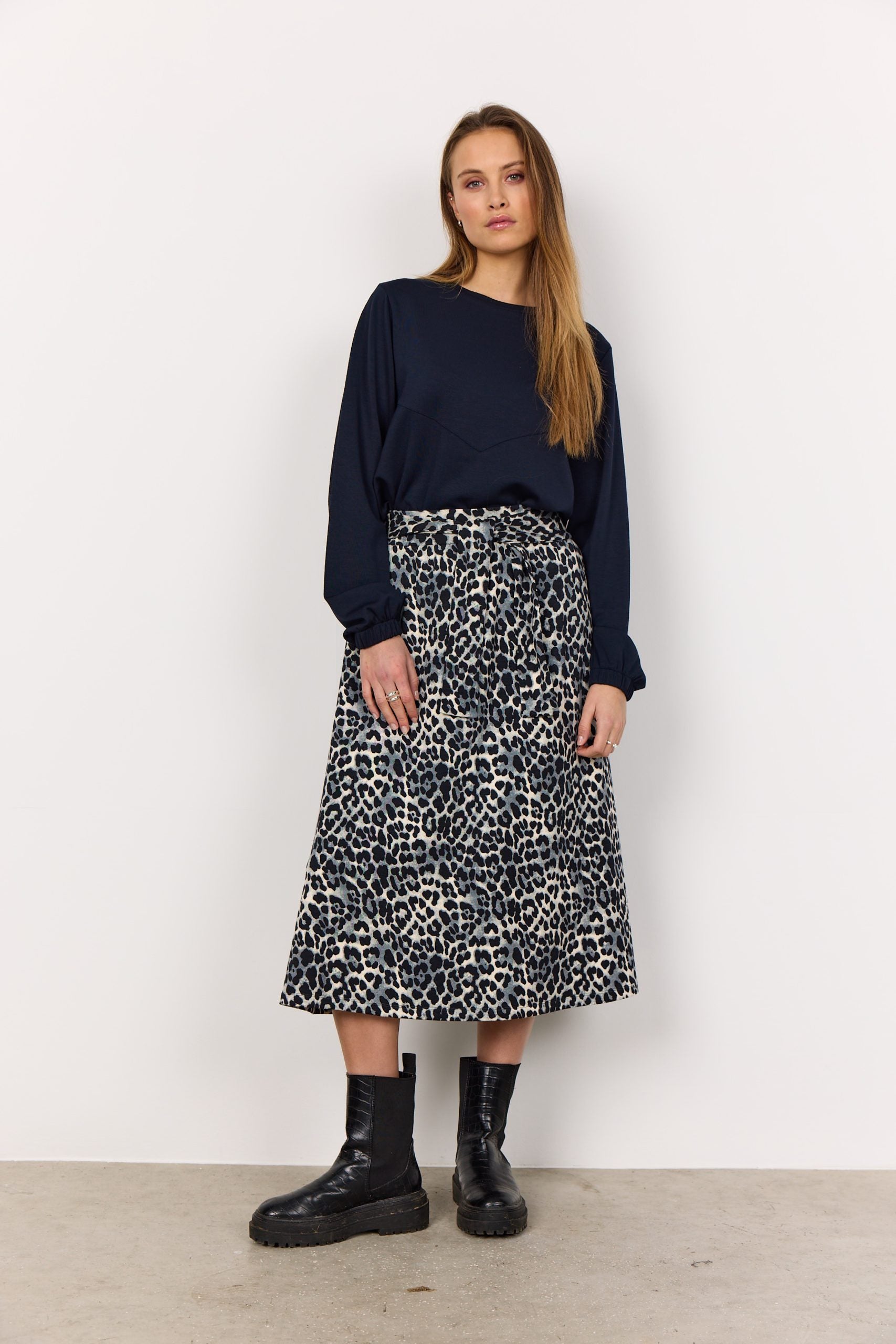 SoyaConcept Banu 220 sweater Trui donkerblauw