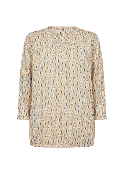 SoyaConcept Felicity AOP 507 Blouse zand