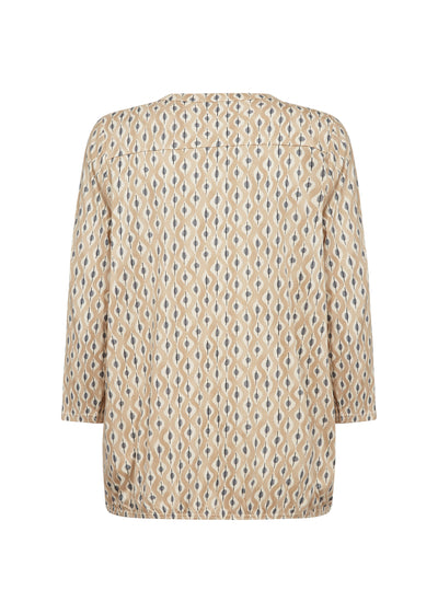 SoyaConcept Felicity AOP 507 Blouse zand