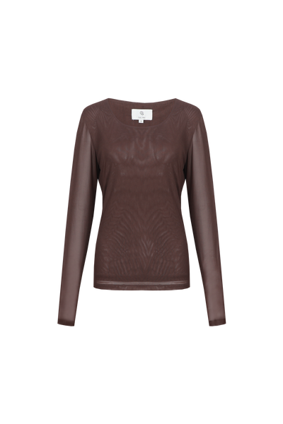 C&S Tanea Top mocha brown