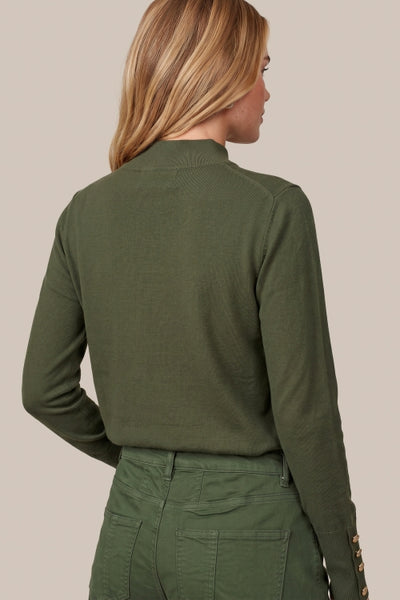 C&S Ambra Knit Pullover dark olive