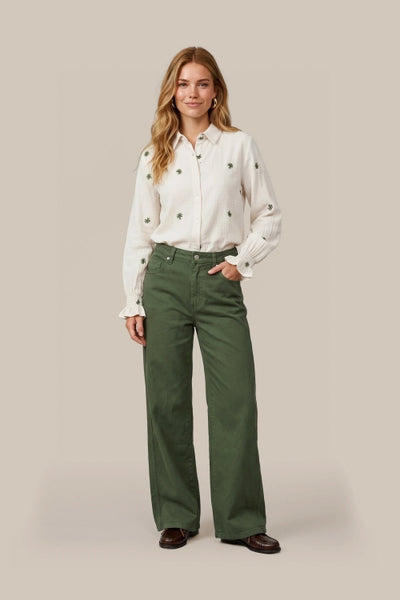 C&S Nico Pants dark olive