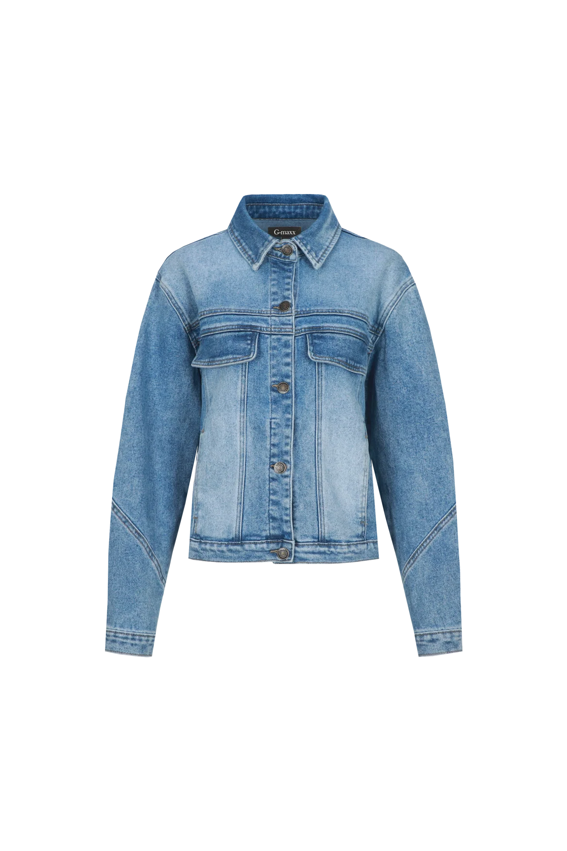 G-maxx Líona Jacket Denim Mid Blue