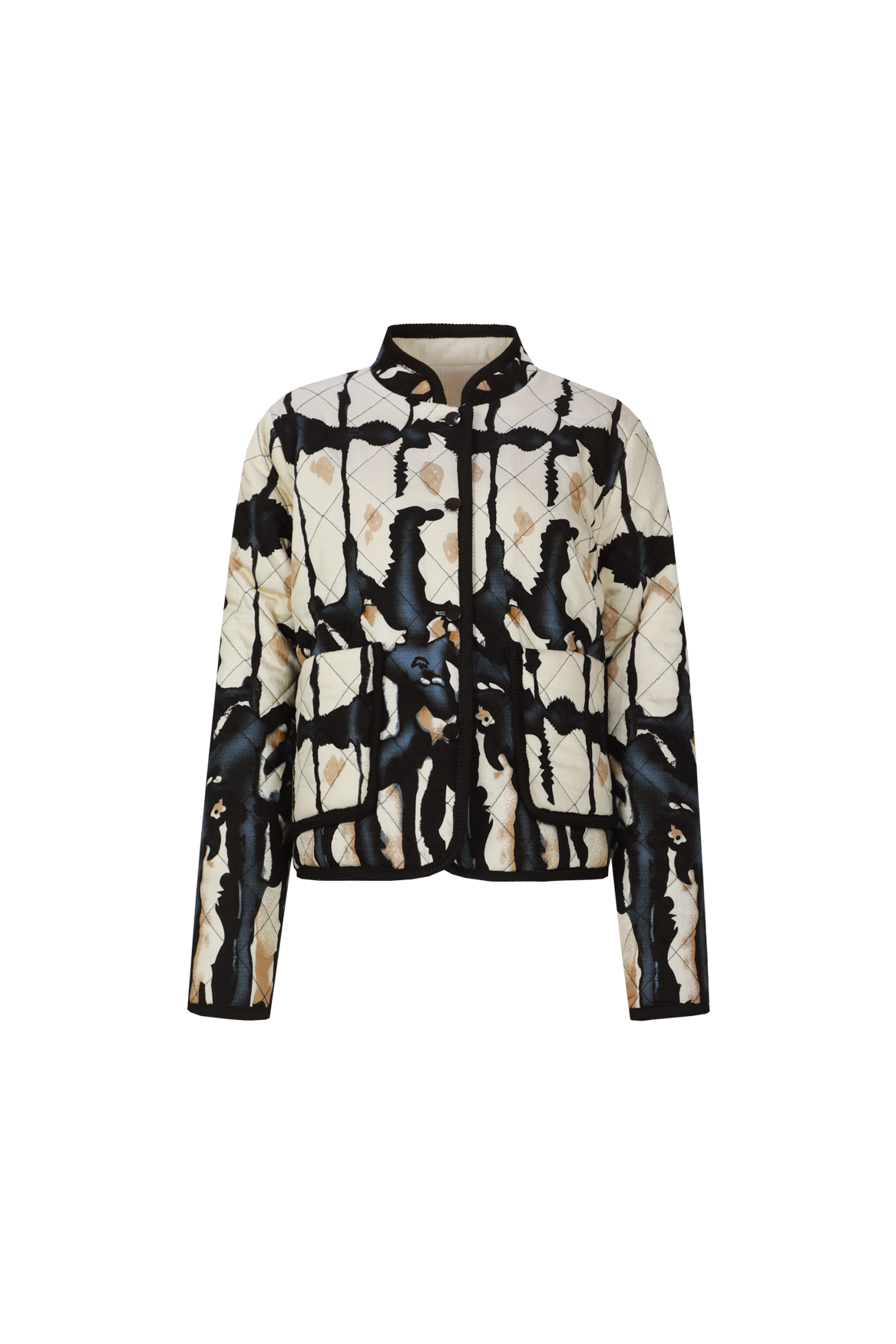 C&S Juna Jacket sand / light jeans blue