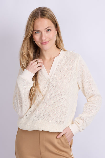 C&S Timber Top wool white