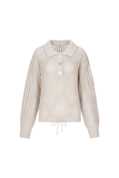 C&S Kassidy Knit Pullover sand