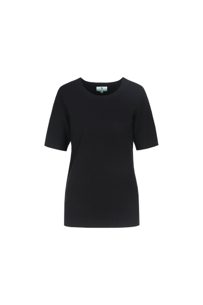 C&S Kenza Knit Top zwart